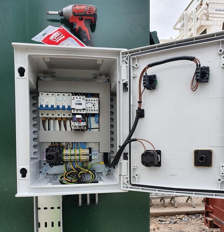 Worked carried out by DG Electrical
